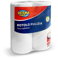 Rotolo pulizia in cellulosa 2 rotoli