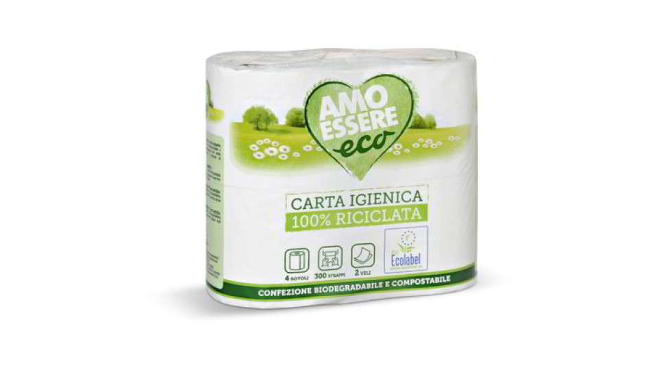 Carta igienica eco 4 rotoli