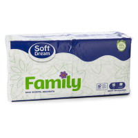 Tovaglioli Family monovelo decorati 250 pezzi