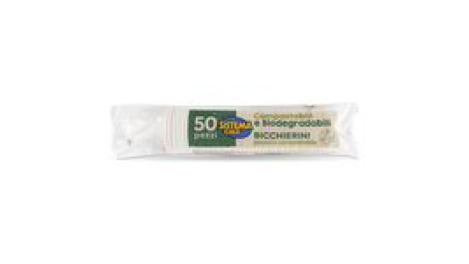 Bicchierini in plastica compostabile 50 pezzi 80cc