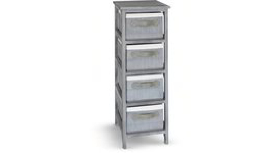 Cassettiera con 4 cassetti