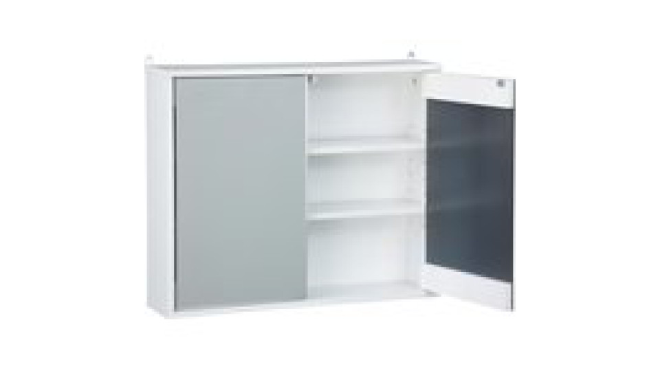 Mobile bagno con 2 ante a specchio