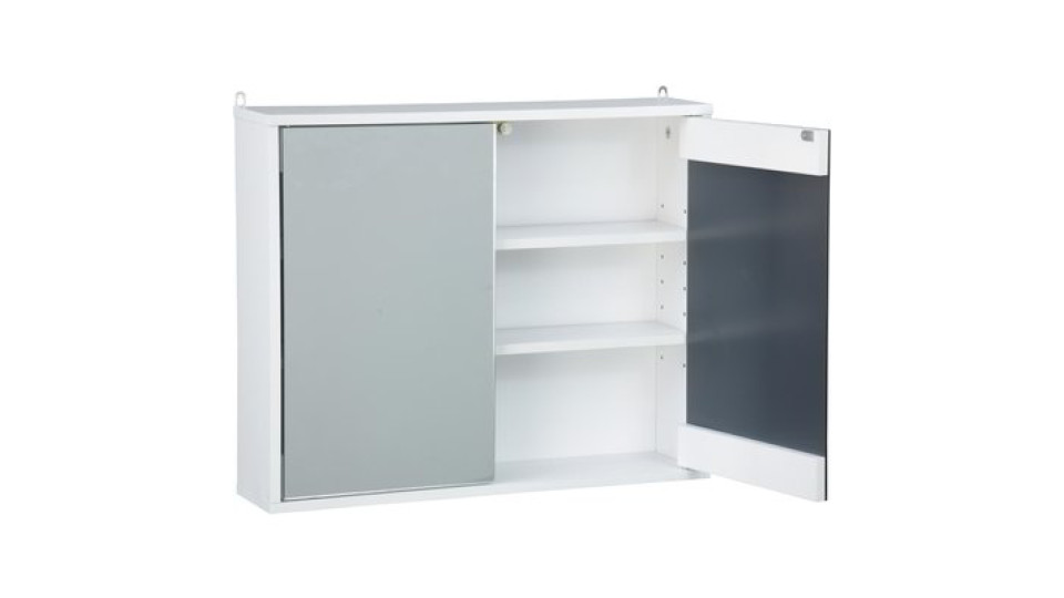Mobile bagno con 2 ante a specchio