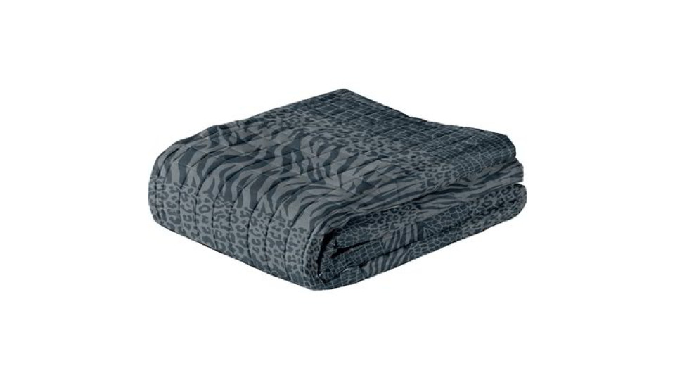 Copriletto singolo animalier blu