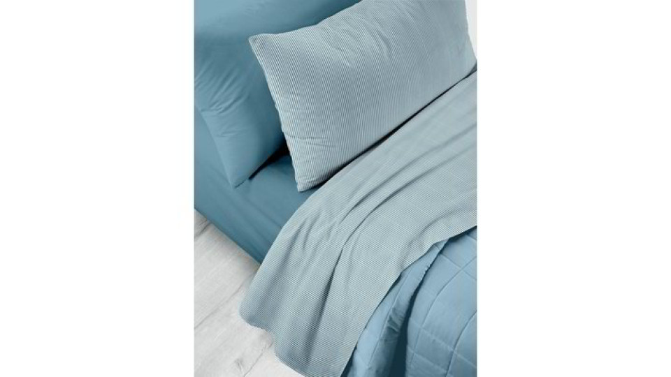 Completo letto matrimoniale "Cage" - Blu