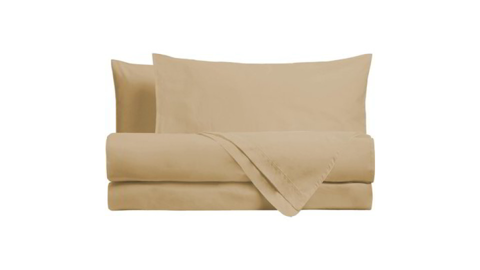 Completo letto singolo - Ocra