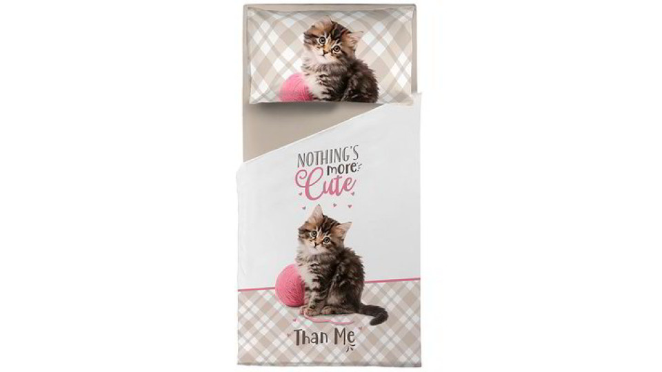Completo letto singolo Gattino