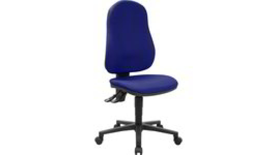 Sedia girevole Max Ergo blu