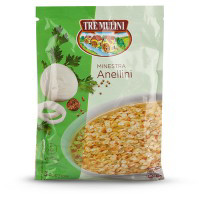 Minestra con anellini di pasta