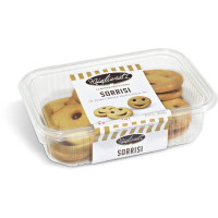 Biscotti sorrisi con crema alla nocciola