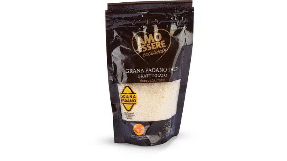 Formaggio Grana Padano DOP grattugiato riserva 20 mesi