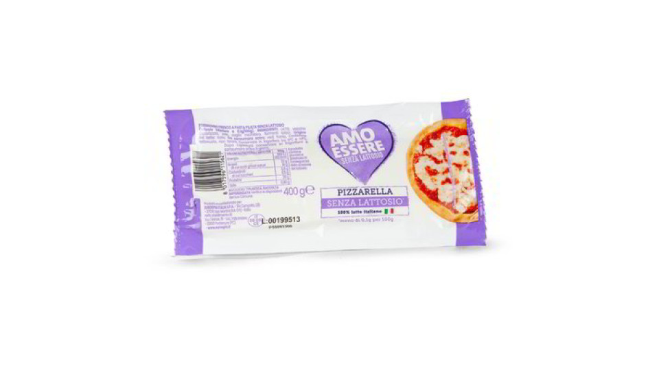 Mozzarella per pizza senza lattosio