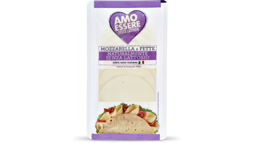 Mozzarella a fette naturalmente senza lattosio*