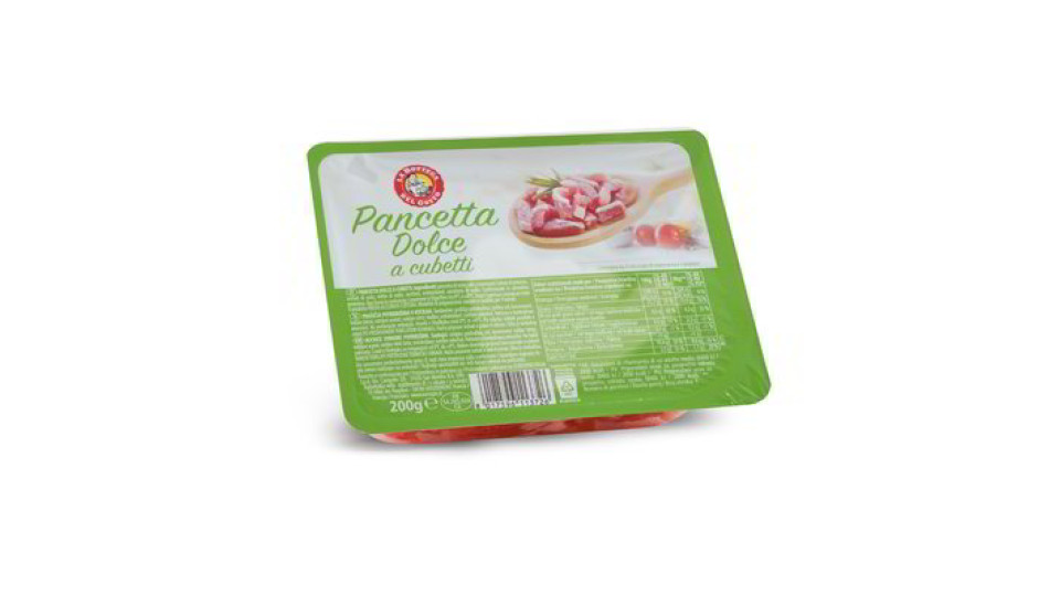 Pancetta dolce a cubetti