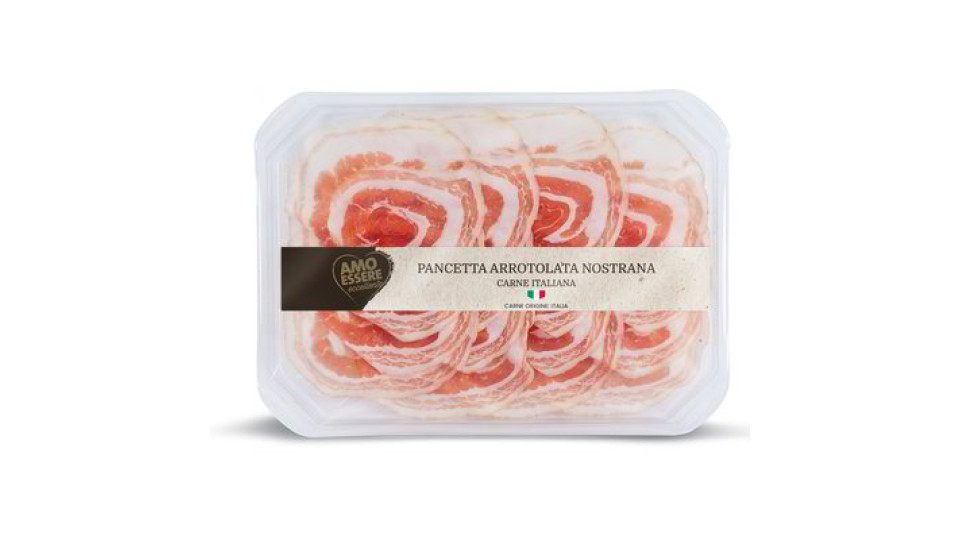 Pancetta arrotolata nostrana