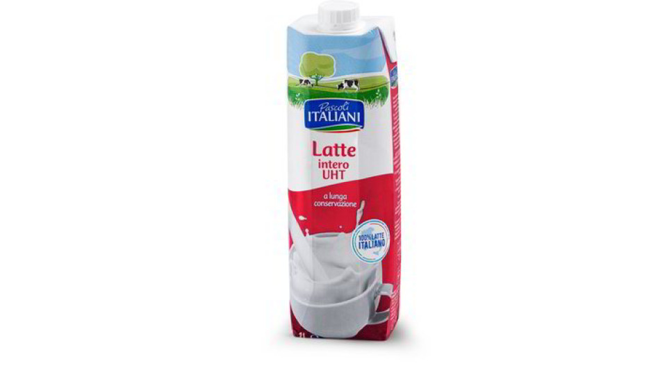 Latte intero UHT a lunga conservazione