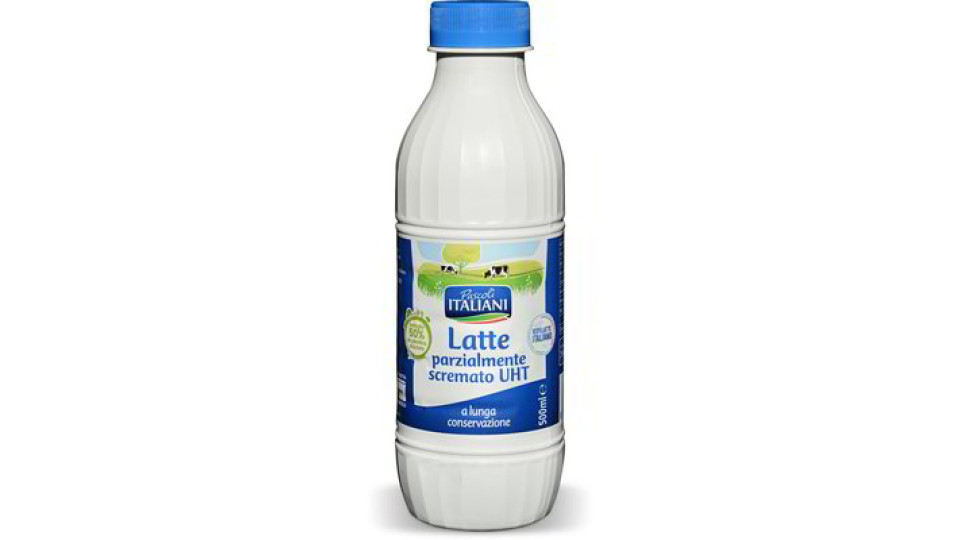 Latte parzialmente scremato UHT a lunga conservazione