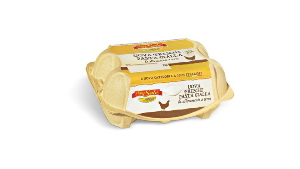 Uova fresche pasta gialla