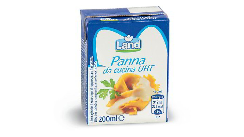 Panna da cucina UHT