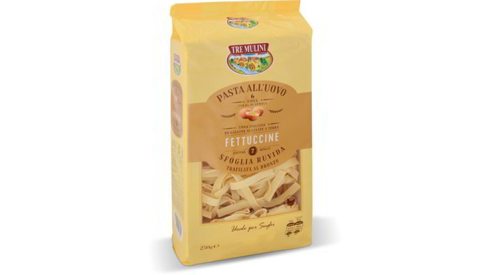 Fettuccine all'uovo sfoglia ruvida