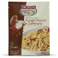 Risotto con porcini e zafferano