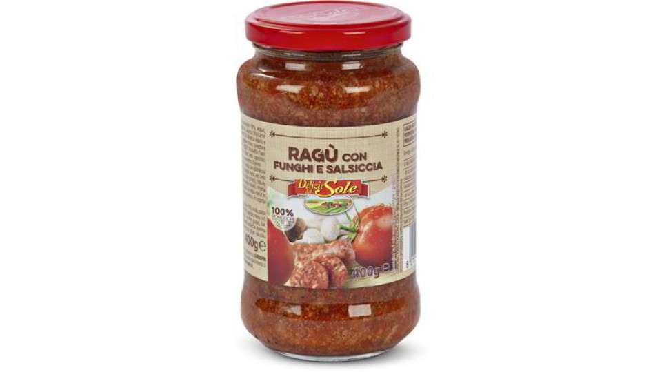 Ragù con funghi e salsiccia
