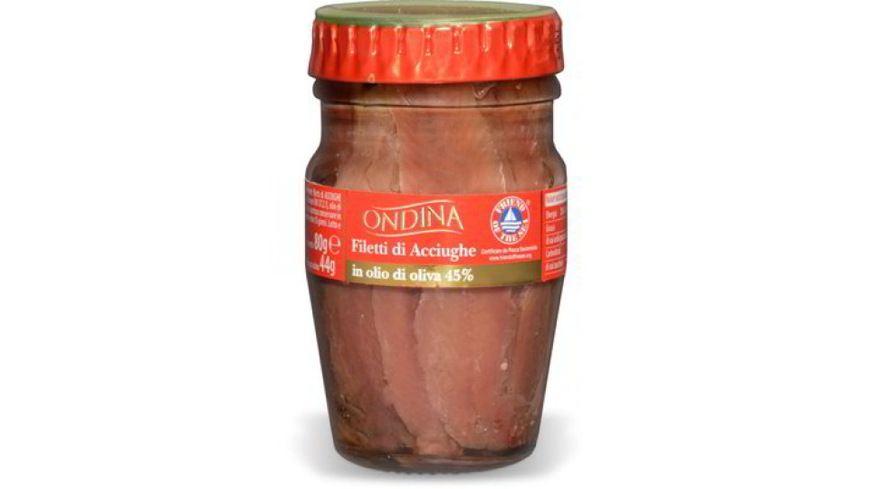Filetti di acciughe in olio di oliva