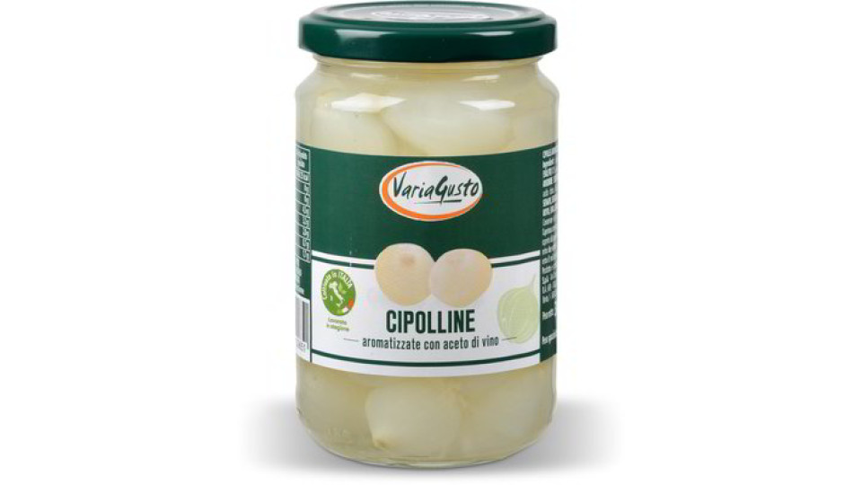 Cipolline aromatizzate con aceto di vino