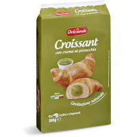 Croissant con crema al pistacchio