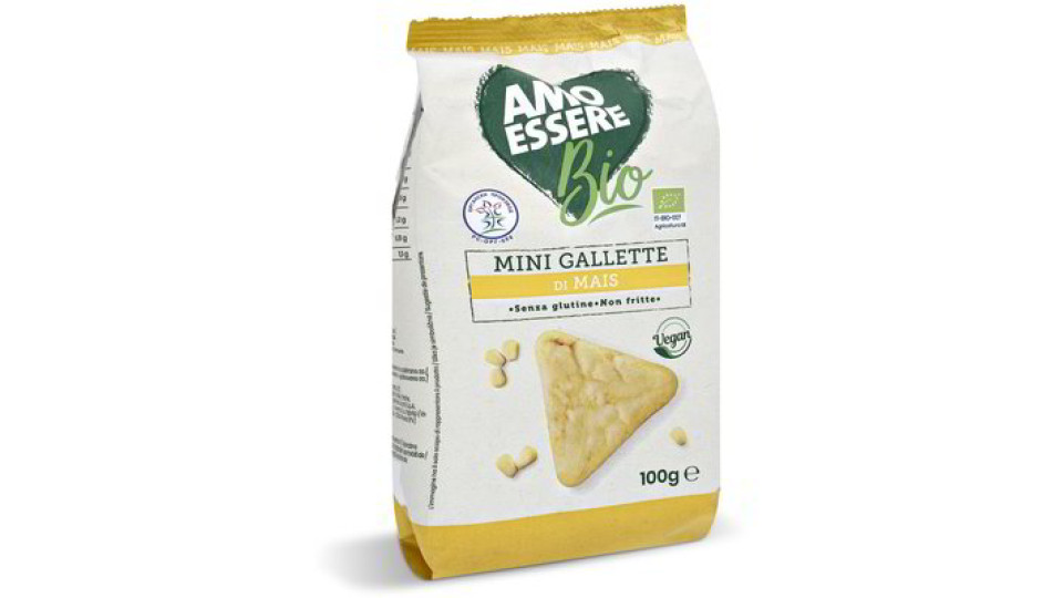Snack mini gallette di mais Bio
