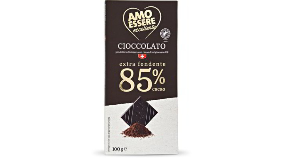 Cioccolato extra fondente 85% cacao