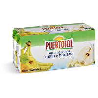 Succo alla mela e banana