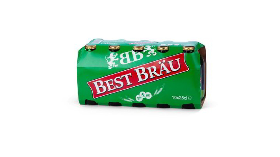 Birra Best Bräu Lager 10 pezzi