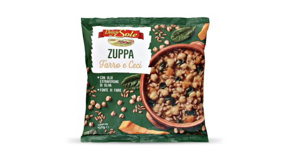 Zuppa di farro e ceci surgelata