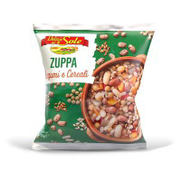Zuppa di legumi e cereali surgelata