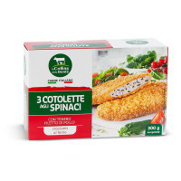 Cotolette agli spinaci 3 pezzi