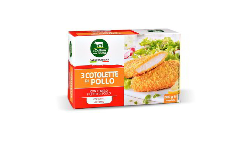 Cotolette di pollo 3 pezzi