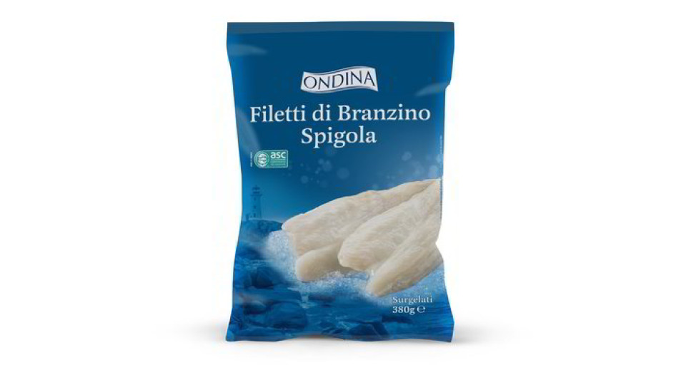 Filetti di branzino spigola surgelati