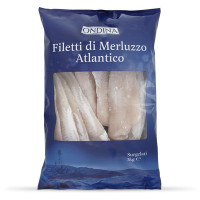 Filetti di merluzzo atlantico surgelati