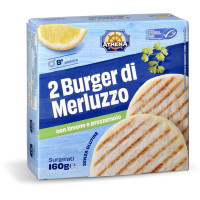 Burger di merluzzo con limone e prezzemolo surgelati 2 pezzi