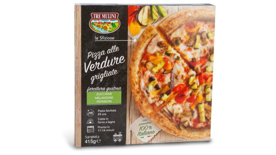 Pizza alle verdure grigliate surgelata