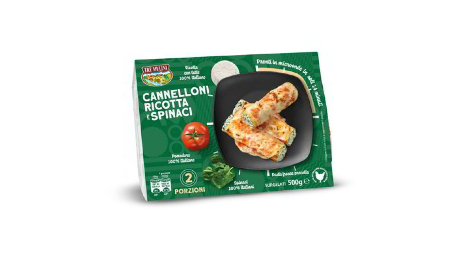 Cannelloni ricotta e spinaci surgelati