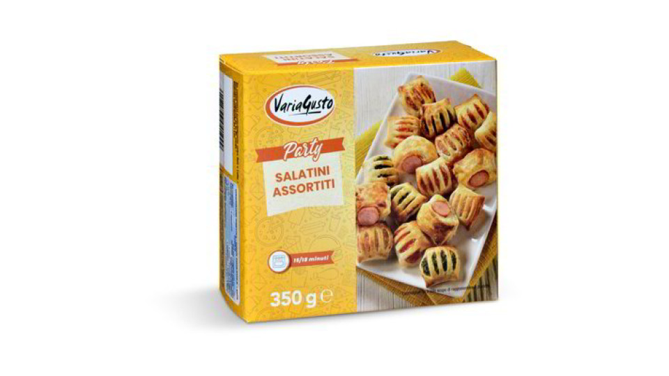 Salatini di pasta sfoglia surgelati
