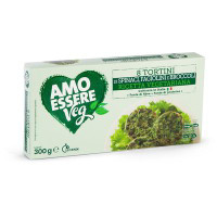 Tortini spinaci, fagiolini e broccoli surgelati 8 pezzi