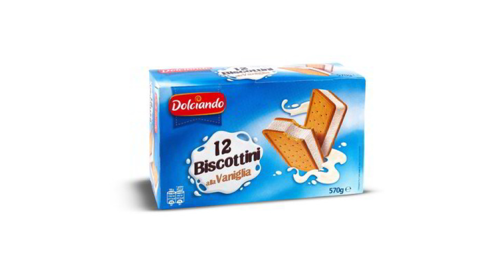 Biscotti gelato alla vaniglia 12 pezzi
