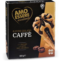 Coni gelato caffè 6 pezzi