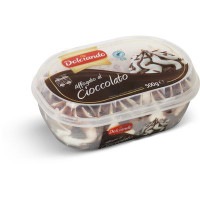 Vaschetta gelato affogato al cioccolato