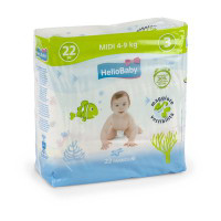 Pannolini midi per bambini 22 pezzi