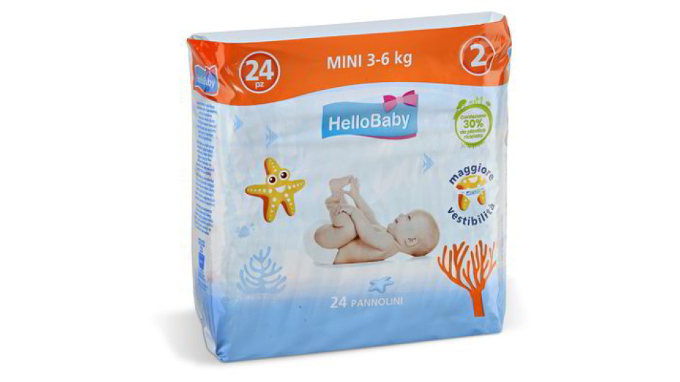 Pannolini mini per bambini 24 pezzi