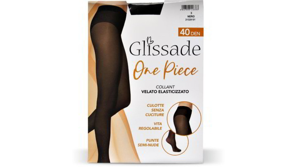 Collant "One piece" 40 den taglia 3 nero
